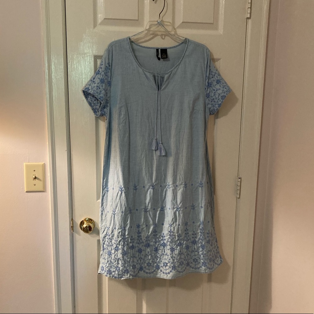 New Directions Chambray Dress